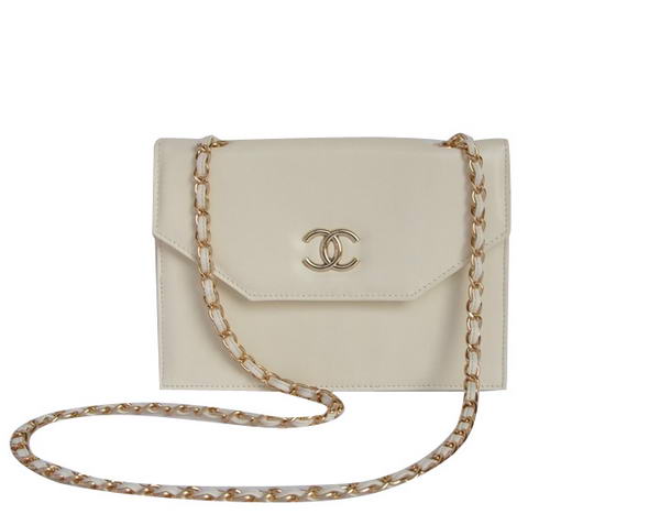 Best 2012 New Chanel Shoulder Flap Bag A58037 Off White On Sale